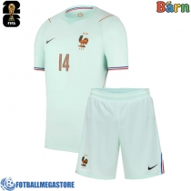 Fotballdrakt Barn Frankrike Adrien Rabiot #14 Bortedraktsett VM 2026 Kortermet (+ Korte bukser)